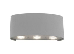 4012248335758 - [neuhaus] - Paul Neuhaus led Wandleuchte Carlo in Silber pulverbeschichtet 6x - grey