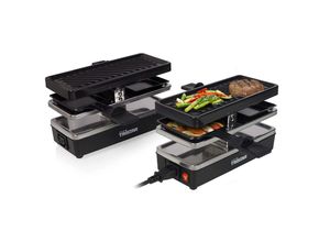 8713016109996 - - Raclette-Grill für 4 Personen RA-2742 800W 238x104cm Schwarz - Schwarz