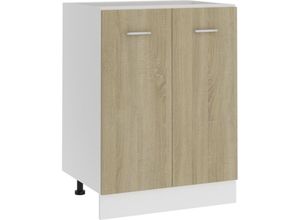 8720286131787 - Bonnevie - Unterschrank Sonoma-Eiche 60x46x815 cm Holzwerkstoff vidaXL145284