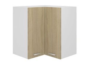 8720286414088 - Bonnevie - Eckhängeschrank Sonoma-Eiche 57x57x60 cm Holzwerkstoff vidaXL398488