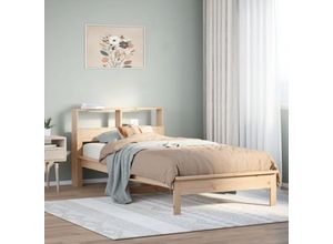 8447299798447 - Torana - Massivholzbett mit Regal ohne Matratze 90x190 cm Kiefer