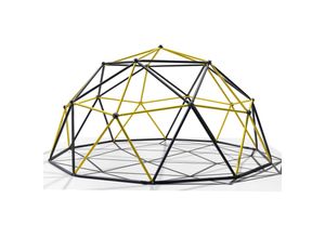 4054748016379 - Klettergerüst 305x305x155cm DomeClimber Kinder Kletterkuppel Geodome 10FT - anthrazit gelb 4054748016379 - Klettergerüst 305x305x155cm DomeClimber Kinder Kletterkuppel Geodome 10FT - anthrazit gelb