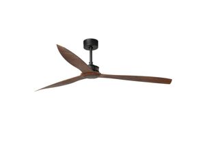 8421776167766 - Faro 33430 Deckenventilator just fan xl Stahl mattschwarz abs Walnuss dunkel H64cm Ø178cm 8421776167766 - Faro 33430 Deckenventilator just fan xl Stahl mattschwarz abs Walnuss dunkel H64cm Ø178cm