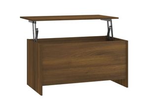 8720286973875 - Bonnevie - Couchtische Kaffeetisch Braun Eichen-Optik 102x555x525 cm Holzwerkstoff vidaXL