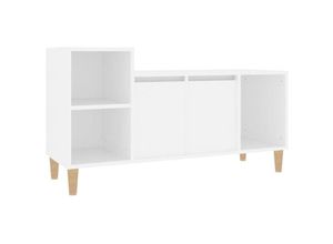 8720287225089 - Bonnevie - TV-SchrankTV-Möbel Weiß 100x35x55 cm Holzwerkstoff vidaXL