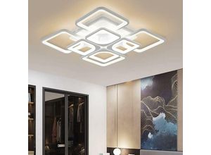 0723496953642 - Comely - LED-Deckenleuchte 100 w dimmbare LED-Deckenleuchte Hängeleuchter 8000 lm dimmbar 3000 6000 k für Wohnzimmer Büro Esszimmer