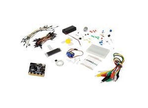 5410329729813 - - Microbit® Starterkit Lernset für Einsteiger in Programmierung und Elektronik mit Breadboard Verbindungskabeln LED-Ringplatine