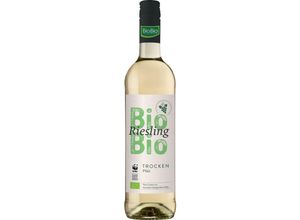 4316268633246 - BioBio Riesling trocken Qualitätswein Rheinhessen 125 % vol 075 Liter - Inhalt 6000000 Flaschen