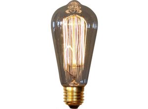 5056665746581 - Privatefloor - Vintage Edison-Glühbirne - Squirrel Transparent - Messing Glas Metall - Transparent 5056665746581 - Privatefloor - Vintage Edison-Glühbirne - Squirrel Transparent - Messing Glas Metall - Transparent