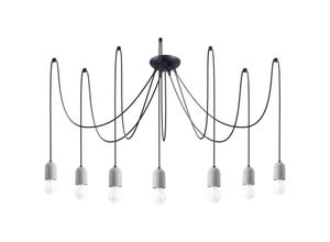 5903282735316 - Neso 7 Lampe de Kronleuchter - Lampe con 7 Quellen de light E27 - Glühbirnen nicht enthalten - minimalistische Lampe de modernes Design - Lampe de 5903282735316 - Neso 7 Lampe de Kronleuchter - Lampe con 7 Quellen de light E27 - Glühbirnen nicht enthalten - minimalistische Lampe de modernes Design - Lampe de