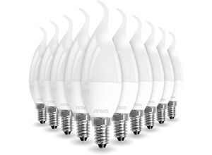 3700710832553 - Arum Lighting - Set mit 10 LED-Lampen E14 Flame 5W Eq 40W Température de Couleur Blanc neutre 4000K