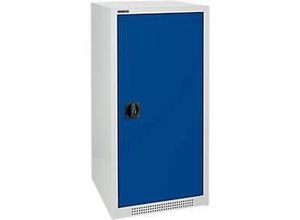 4051273793386 - Genius Flügeltürschrank FS 3 OH abschließbar 2 Fachböden bis 250 kg B 545 mm Stahl lichtgrau RAL 7035 enzianblau RAL 5010 4051273793386 - Genius Flügeltürschrank FS 3 OH abschließbar 2 Fachböden bis 250 kg B 545 mm Stahl lichtgrau RAL 7035 enzianblau RAL 5010