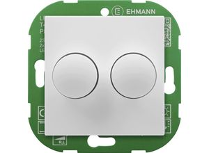 4012096007456 - 4295x0700 Drehdimmer Geeignet für Leuchtmittel LED-Lampe Glühlampe Halogenlampe Weiß (ral - Ehmann