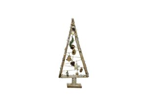 8719152939404 - Stilisierter leuchtender Weihnachtsbaum natürlich Abmessung 85 x 30 x 67 cm