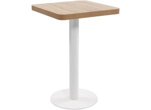 6296500952824 - Bistrotisch Hellbraun 50x50 cm MDF CFW137517