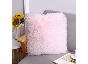 0763527806332 - Sinbinta - 4er Set kissenbezüge Künstlich Pelz Fellkissen Dekorative Deko Kissen Kuschelkissen Flauschig Sofakissen Weich Plüschkissen für Sofa 40x40