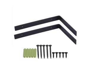 7547511252649 - 1 Paar robuste Regal-Wandhalterungen aus Eisen für Aufbewahrungsorganisatoren aus Holz Regale DIY-Heimdekoration 7547511252649 - 1 Paar robuste Regal-Wandhalterungen aus Eisen für Aufbewahrungsorganisatoren aus Holz Regale DIY-Heimdekoration