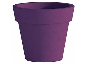 8053847868458 - Monacis - Cromia Gemma Topf für Pflanzen mit Dekoration einfarbig aus Harz Made in Italy -ø 50 cm   Violett   Vase und Undersetzer