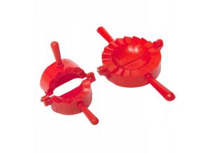 5903699467695 - KADAX Teigtaschenformer Rote Grüne Form für Teigtaschen und Ravioli Pierogi-Maker Knödel Ausstech