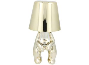 5903396269189 - Cofi 1453 - Tischlampe in Gold Nachttisch LED-Beleuchtung sitzender Mann 2700–6500 k