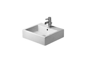 4021534285806 - Waschtisch Vero 50 cm mÜL mHLB 1 hl geschl weiss 0454500027 - Duravit