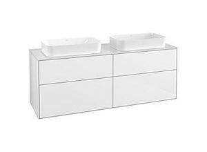 4051202645205 - Villeroy und Boch Finion Waschtischunterschrank F31100GF 160x603cm Abdeckplatte white matt Glossy white lacquer