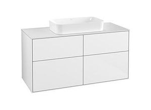 4051202644802 - Villeroy und Boch Finion Waschtischunterschrank F26100GF 120x603cm Abdeckplatte white matt Glossy white lacquer