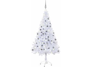 8720286497524 - Künstlicher Weihnachtsbaum，Kunstbaum mit LEDs & Kugeln 150 cm 380 Zweige vidaXL