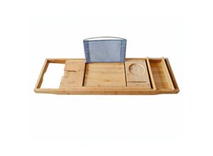 0762102719647 - Senderpick - Badewannenbrett Badewannenablage Wannenablage Schreibtisch Regal Ablage Holzablage Verstellbar Bambusholz 0762102719647 - Senderpick - Badewannenbrett Badewannenablage Wannenablage Schreibtisch Regal Ablage Holzablage Verstellbar Bambusholz