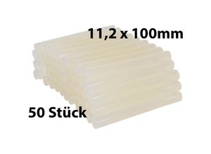 5055058104755 - Heißklebepistolen Heißkleber Sticks 50 Stück 112x100mm Klebesticks transparent