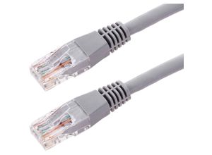 8434185501175 - CableMarkt - LSHF UTP Netzwerkkabel mit RJ45 Stecker Kat 6 grau 3 m