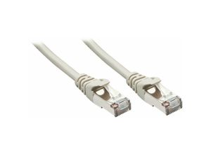 4002888483452 - Patch-Kabel - RJ-45 (m) bis RJ-45 (m) - 50m - Foiled Unshielded Twisted Pair (f utp) - cat 5e - ohne Haken - Grau (48345) (48345) - Lindy