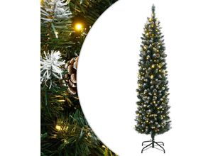 8721158512406 - Künstlicher Weihnachtsbaum Schlank 150 LEDs 120 cm Vidaxl 696197