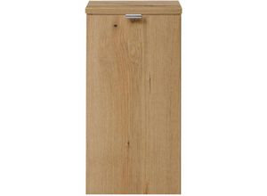 4059438938412 - [encasa] - Badezimmerschrank Skelbolu hängend 30x60x40 cm Eiche