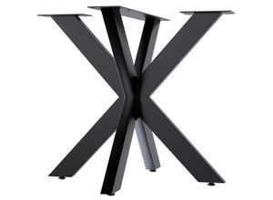 4255716351250 - Tischbeine Biloxi I Tischkufen für DIY-Tische I Höhe 71 cm I Sternförmiges Tischgestell aus pulverbeschichtetem Stahl