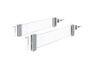 4023149728044 - InnoTech Atira DesignSide GlasFloatglas klar mit vormontierten Adaptern Kunststoff grau Set Nennlänge 260 mm Höhe 176 mm - Hettich