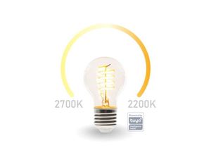 5410329723170 - Velleman - smart-wi-fi-led-lampe mit filament - WARMWEIß & intensiv WARMWEIß - E27 - A60