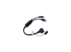 4065705333064 - Kfz Audio Kabel kompatibel mit Apple iPod mini 3te Generation 4te Generation 5te Generation - Y-Adapter Schwarz - Vhbw