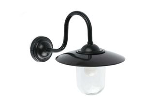 8421776145566 - Faro 62810 Wandleuchte hudson E27 15W Stahl glänzendes Schwarz L32cm H39cm dimmbar