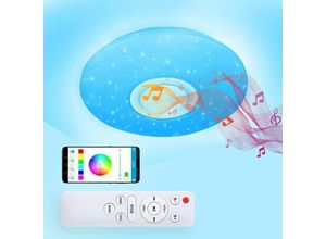 9441001240537 - Einfeben - TolleTour 36W led Deckenleuchte mit Sternenhimmel-Effekt für das Schlafzimmer Bluetooth-Musik im Wohnzimmer 9441001240537 - Einfeben - TolleTour 36W led Deckenleuchte mit Sternenhimmel-Effekt für das Schlafzimmer Bluetooth-Musik im Wohnzimmer