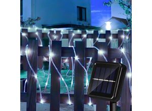 9363092314730 - 22 m Solar Lichterkette Lichtschlauch led Lichterkette 8 Lichtmodi Party Garten Innen Außen Deko Weihnachtsbeleuchtung - Tolletour