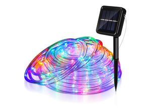 9363092314808 - 32 m Solar Lichterkette Lichtschlauch led Lichterkette 8 Lichtmodi Party Garten Innen Außen Deko Weihnachtsbeleuchtung - Tolletour