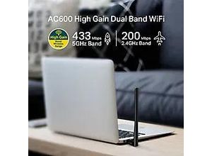 6935364099862 - Archer T2U Plus AC600 High Gain Wi-Fi USB Adapter Archer T2U Plus