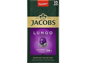 8711000371244 - Jacobs Lungo 8 Classico Kaffeekapseln Röstkaffee 10 x 52 g Nespresso®-kompatibel UTZ-zertifiziert 8711000371244 - Jacobs Lungo 8 Classico Kaffeekapseln Röstkaffee 10 x 52 g Nespresso®-kompatibel UTZ-zertifiziert