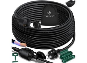 4255598301299 - KESSER® Verlängerungskabel mit Schutzkappe Outdoor - für Innenbereich Außenbereich - Verlängerung Stromkabel – 230 V IP44 - mit Schuko Stecker - Schutzkontakt Baustellenkabel Schutzkontaktstecker 4255598301299 - KESSER® Verlängerungskabel mit Schutzkappe Outdoor - für Innenbereich Außenbereich - Verlängerung Stromkabel – 230 V IP44 - mit Schuko Stecker - Schutzkontakt Baustellenkabel Schutzkontaktstecker