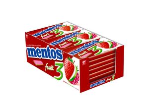 8003440967171 - Mentos Kaugummi 3 Fruit 33 g 12er Pack