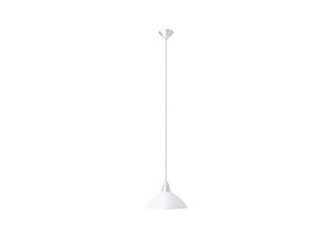 4004353020278 - BRILLIANT Lampe Logo Pendelleuchte 35cm weiß 1x A60 E27 60W geeignet für Normallampen (nicht enthalten) In der Höhe einstellbar   Kabel kürzbar