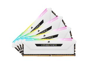0840006643272 - Vengeance RGB PRO SL DDR4-3600 - 32GB - CL18 - Quad-Kanal (4 Stück) - Unterstützt Intel XMP - Weiß mit RGB 0840006643272 - Vengeance RGB PRO SL DDR4-3600 - 32GB - CL18 - Quad-Kanal (4 Stück) - Unterstützt Intel XMP - Weiß mit RGB