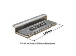 4001820043983 - Z-Profil für Komfortschiebebefestigung Universal 05269001 4001820043983 - Z-Profil für Komfortschiebebefestigung Universal 05269001
