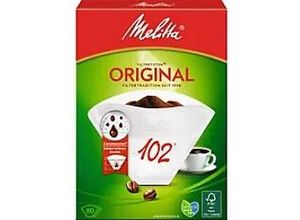 4006508206919 - Melitta® Filtertüten 102 80 AROMA weiß mit 3 Aromazonen 1 Packung = 80 Stück